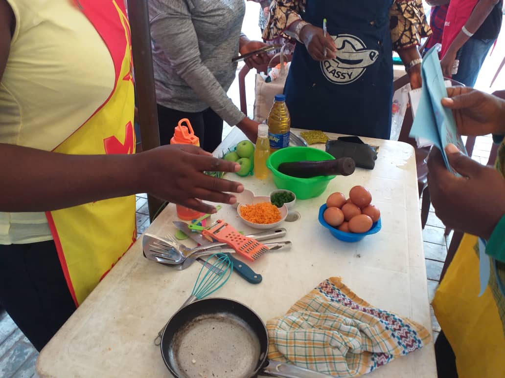 Food and nutrition practical session
