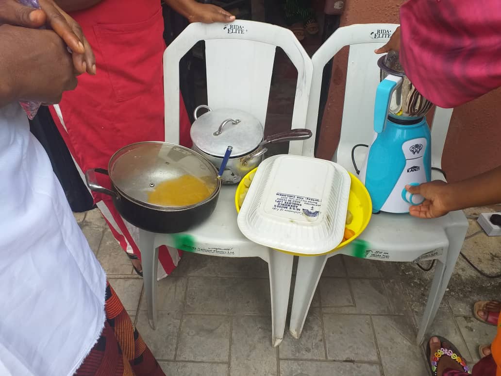Food and nutrition practical session